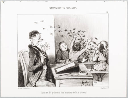 Triste sort des professeurs dans les années fertiles, plate 19