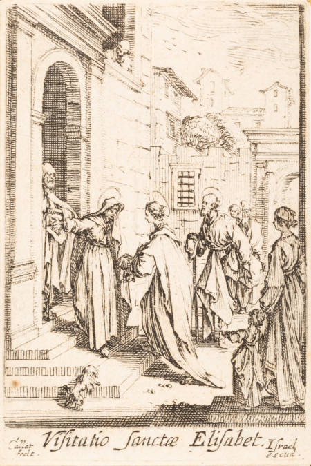 Visitation de Ste Élisabeth from La Vie de La Sainte Vierge (The Life of the Virgin)