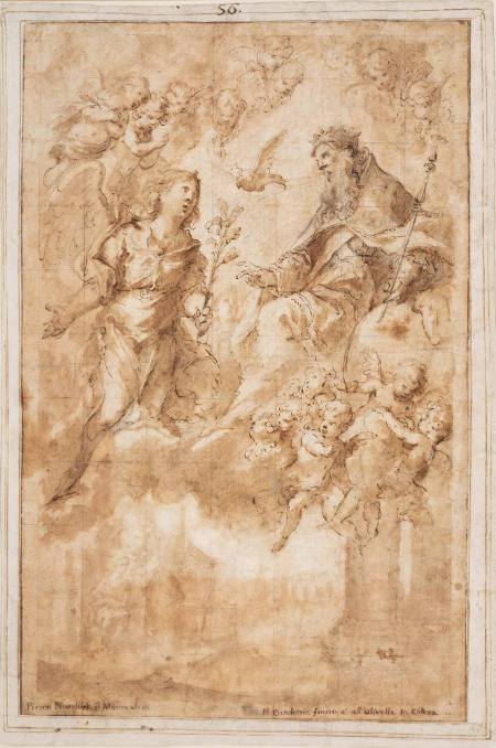 God the Father Directing the Angel Gabriel