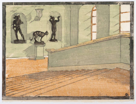 Treppenhaus I. (Staircase I.), plate 4 from the Goethe House Series