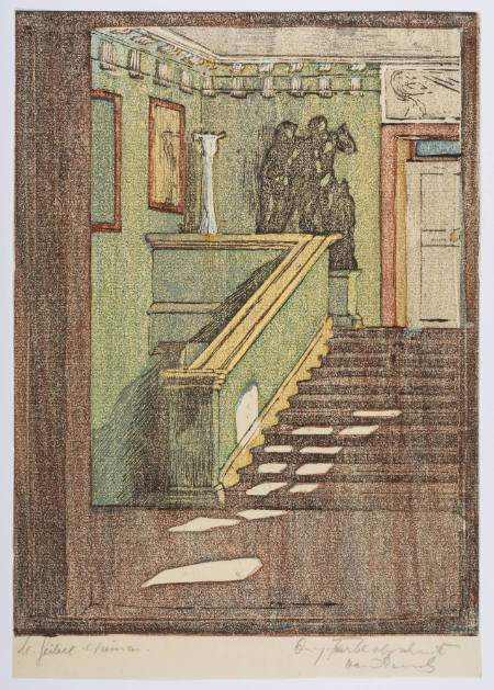 Treppenhaus II (Staircase II), plate 13 from the Goethe House Series