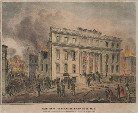 Ruins of the Merchant's Exchange, NY