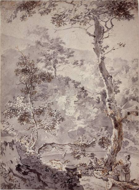 Landscape with Trees