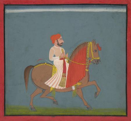 The Horse Jagjeth, page from a series of horse portraits