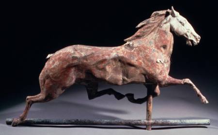 Weathervane of a Running Horse