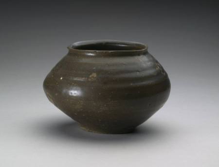Stoneware jar
