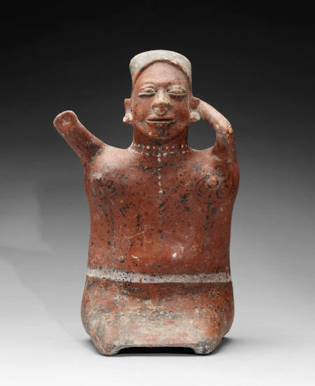 Figure with raised arms
