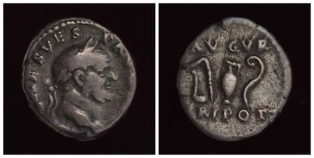 Vespasian, denarius (coin)
