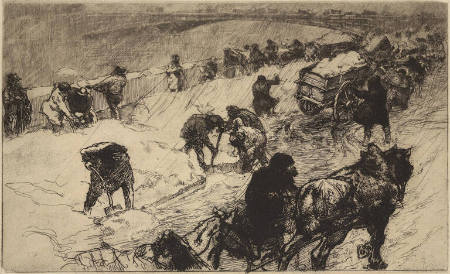 Combat contre la neige, Quai aux Fleurs