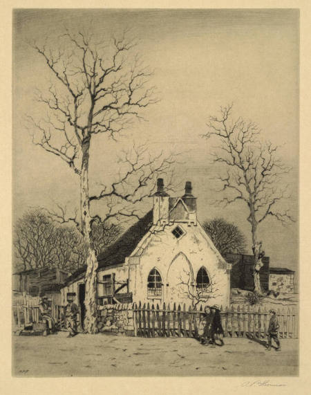 Old Houses Near Glasgow