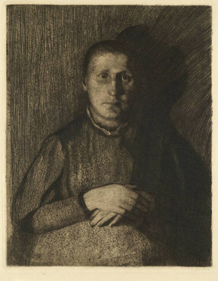 Woman with Folded Hands