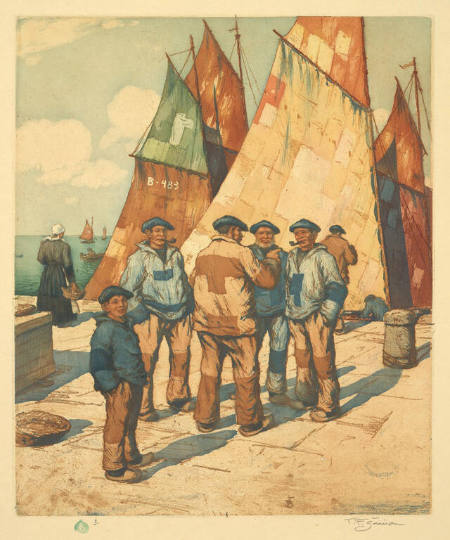 Fishermen of Concarneau Brittany