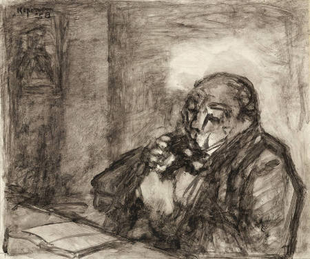 Lighting His Pipe