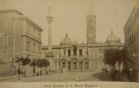 Basilica di S. Maria Maggiore [Basilica of Saint Maria Maggiore], plate 27 from "Roma"