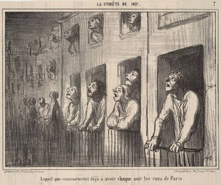 La Comête de 1857 - Aspect que commencent déja..