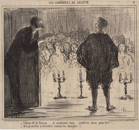 Les Comédians de Société - Voyons Mr.  le Baron
