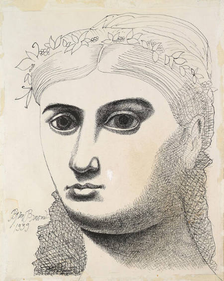 Girl with Wreath