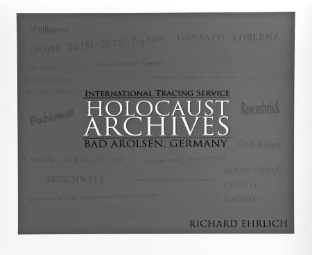 Title page from portfolio, Holocaust Archives, International Tracing Service, Bad Arolsen, Germany