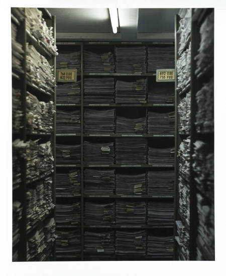 Untitled, from the portfolio Holocaust Archives, International Tracing Service, Bad Arolsen, Germany