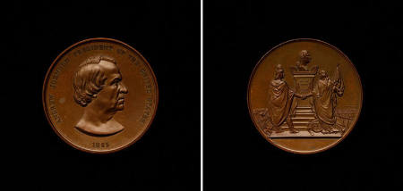 Andrew Johnson / Indian Peace Medal, 1865