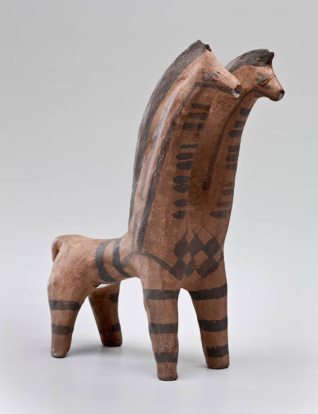 Horse figure with two heads