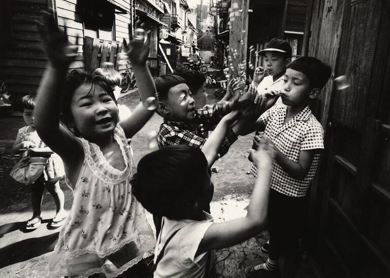 Kids and Bubbles, Tokyo, 1961