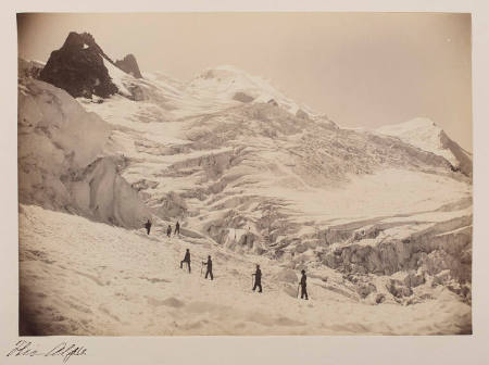 Glaciers des Bossons et Mont Blanc, Chamonix, France