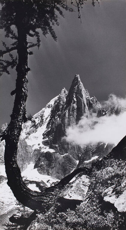 The Aiguille Verte and Dru, Chamonix, France