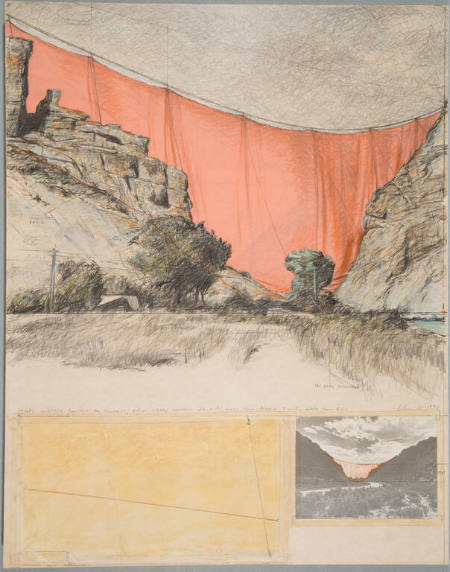 Valley Curtain (Project for Colorado)