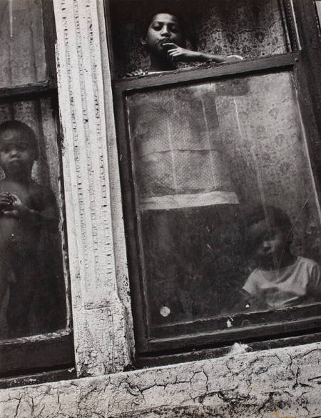Children in window