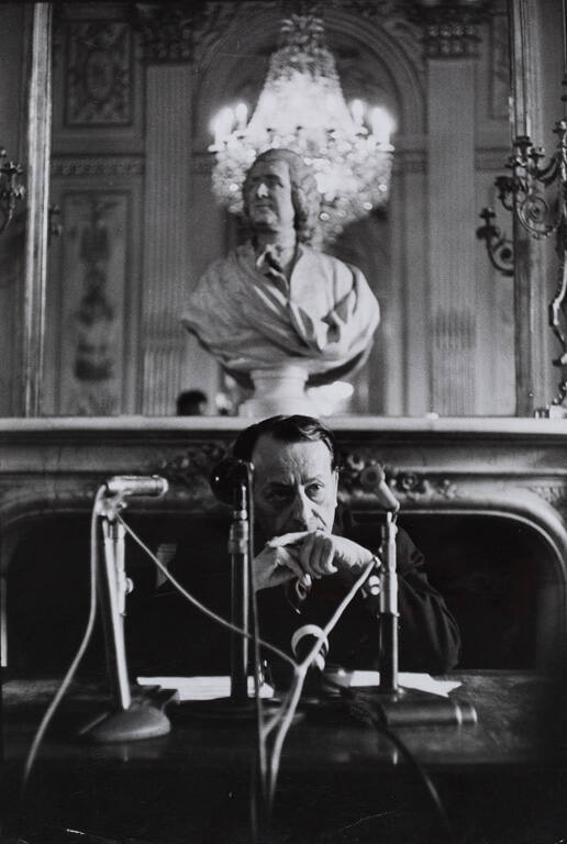 Andre Malraux, Minister of Cultural Affairs, Paris, France
