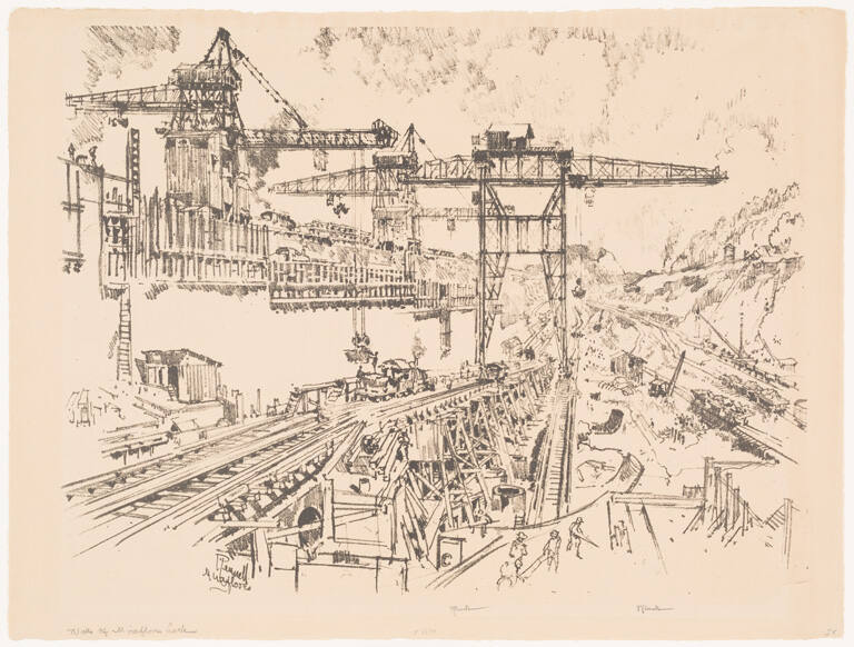 The Walls of Miraflores Lock