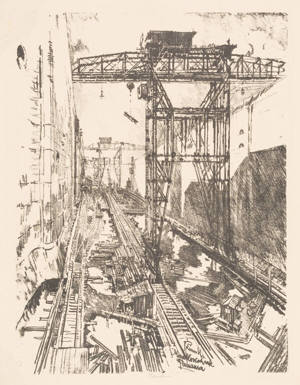 Cranes, Miraflores Lock, Panama Canal