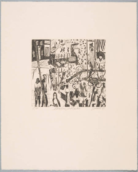 Shadows in Harlem, from the portfolio Eight Etchings