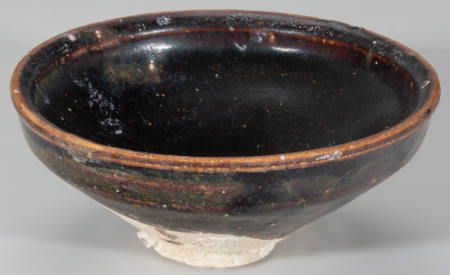 Set of five Jizhou ware teabowls