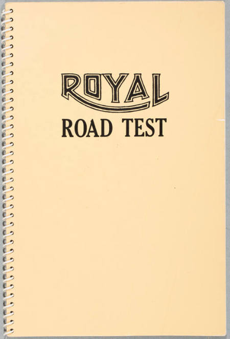 Royal Road Test