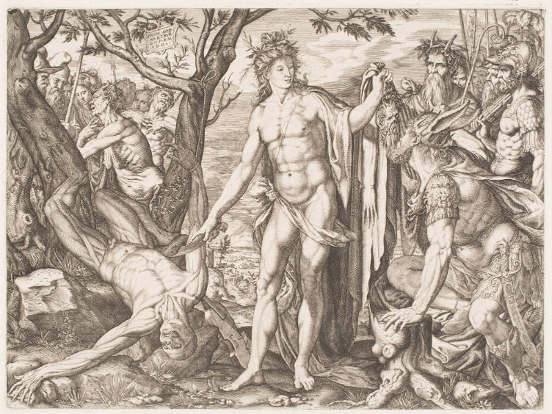 Apollo and Marsyas, with the Judgment of Midas