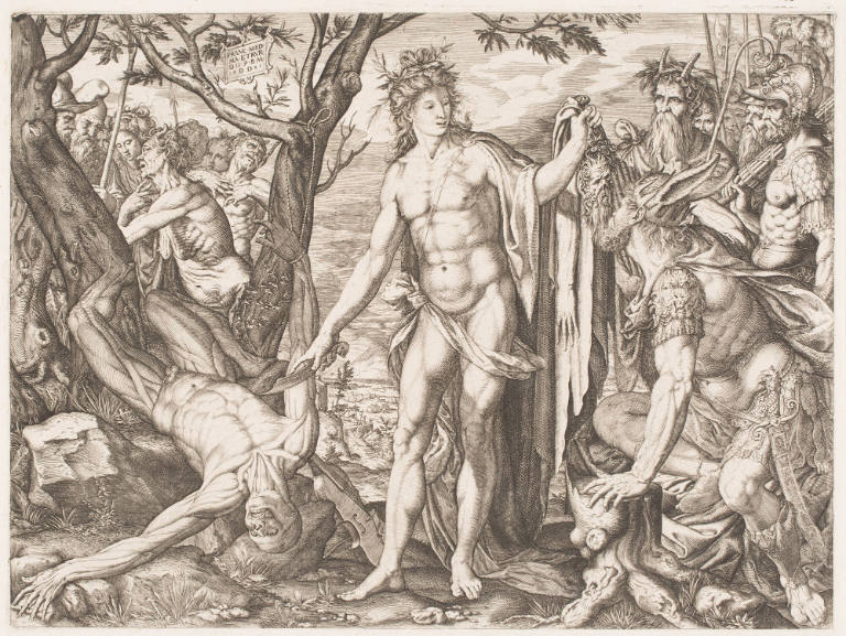 Apollo and Marsyas, with the Judgment of Midas