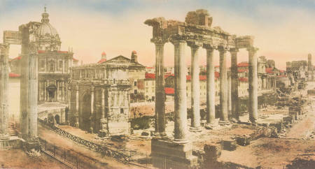 The forum temple ruins, Rome