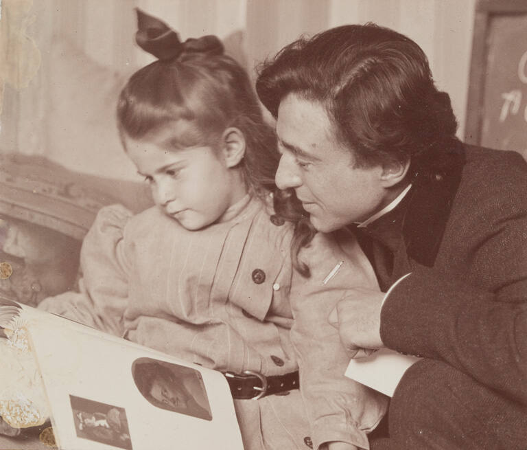 Daughter Kitty Stieglitz and Edward Steichen