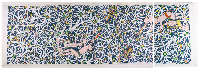 Men and women hunting