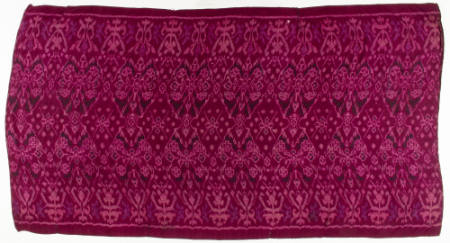 Woman's enduk sarong with patola-inspired pattern