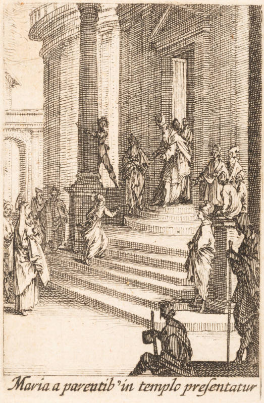 La Vierge Marie est présentee au temple from La Vie de La Sainte Vierge (The Life of the Virgin)