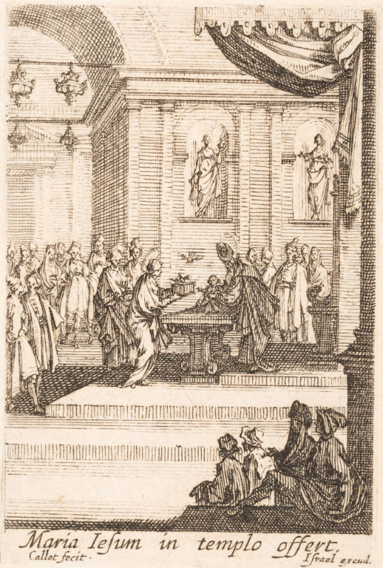 Marie présente Jésus dans le temple from La Vie de La Sainte Vierge (The Life of the Virgin)