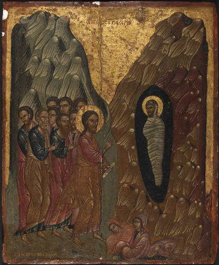 Icon of the Raising of Lazarus
