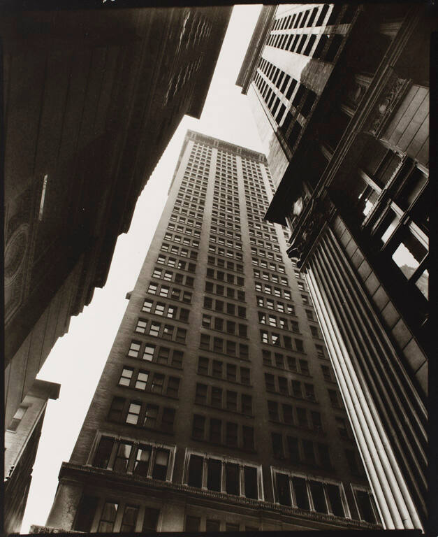 Canyon, Broadway and Exchange Place, Manhattan, July 16, 1936