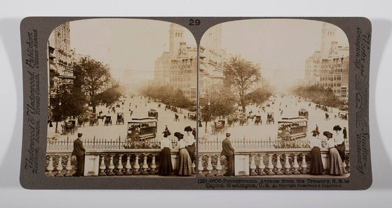 Pennsylvania Avenue from the Treasury, S.E. to Capitol, Washington, U.S.A.