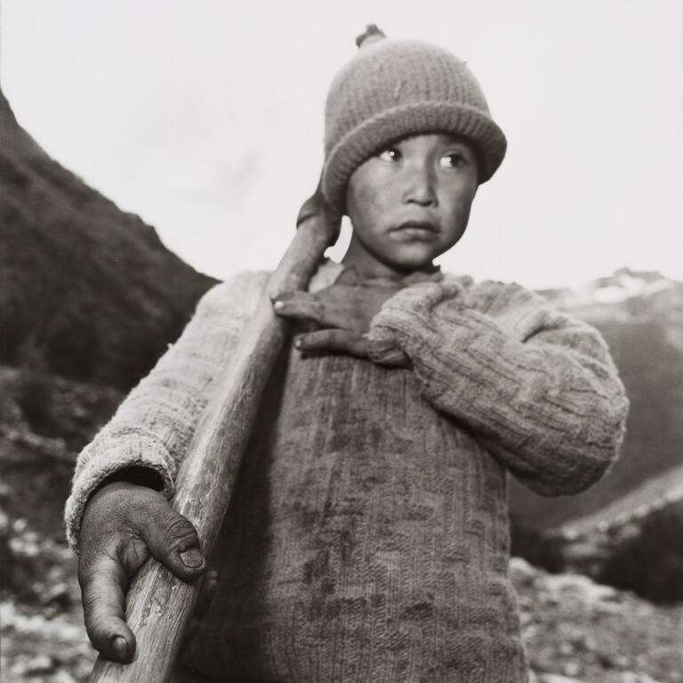 Potato cultivator, Chacas, Ancash, Peru