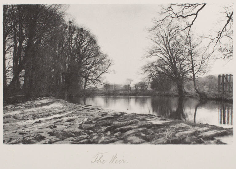 The weir