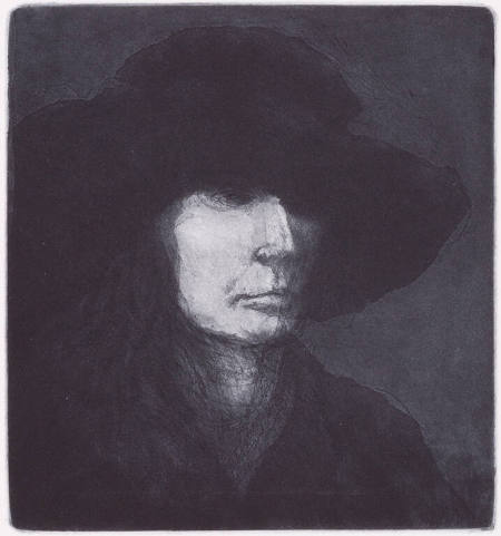 Woman in a Velvet Hat, from CAPS Graphics Portfolio
